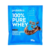 Whey Protein 100% PURE WHEY� Probi�tica Monodose Sabor Chocolate30g