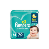 Fralda Pampers Confort Sec M 70 Unidades