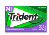 Goma de Mascar trident menta 25,2g