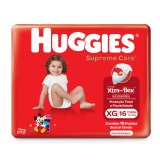 FRALDA DESCARTVEL HUGGIES SUPREME CARE JUMBO XG 16 UNIDADES