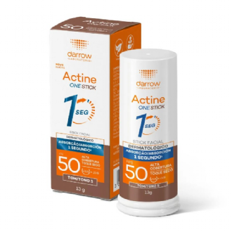 Protetor Solar Facial em Bast�o Darrow Multifuncional Actine One Stick FPS 50 Tom 5 13g