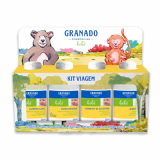 KIT VIAGEM GRANADO BEB COM SHAMPOO + CONDICIONADOR + HIDRATANTE + SABONETE LQUIDO 60ML CADA