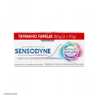 KIT CREME DENTAL SENSODYNE PROTE��O COMPLETA 2 UNIDADES 90G