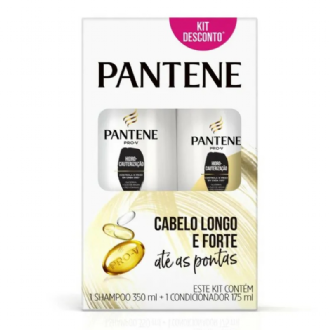 KIT SHAMPOO PANTENE  350ML + CONDICIONADOR 175ML HIDRO-CAUTERIZA��O