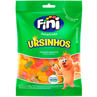 Bala Fini Ursinho Brilho 12 Unidades 80g