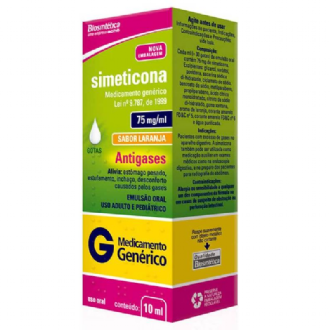 SIMETICONA GENRICO GOTAS 10ML BIOSINTTICA ACH