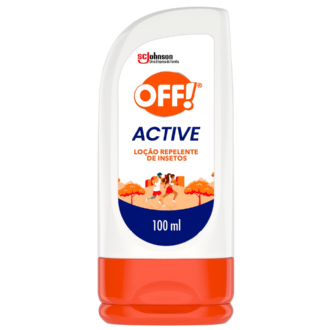 Repelente de Insetos Lo��o Off Active Longa Dura��o Squeeze 100ml