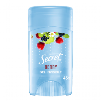DESODORANTE SECRET GEL BERRY 45G