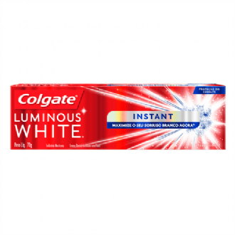 PASTA DE DENTE COLGATE LUMINOUS WHITE INSTANT COM 70G