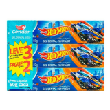 CREME DENTAL CONDOR KIDS HOT WHEELS LEVE 3 PAGUE 2