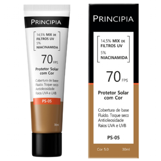 PROTETOR SOLAR PRINCIPIA FPS70 PS-05 COR 5.0 30ML