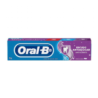 CREME DENTAL ORAL-B ESCUDO ANTIACAR COM 70G