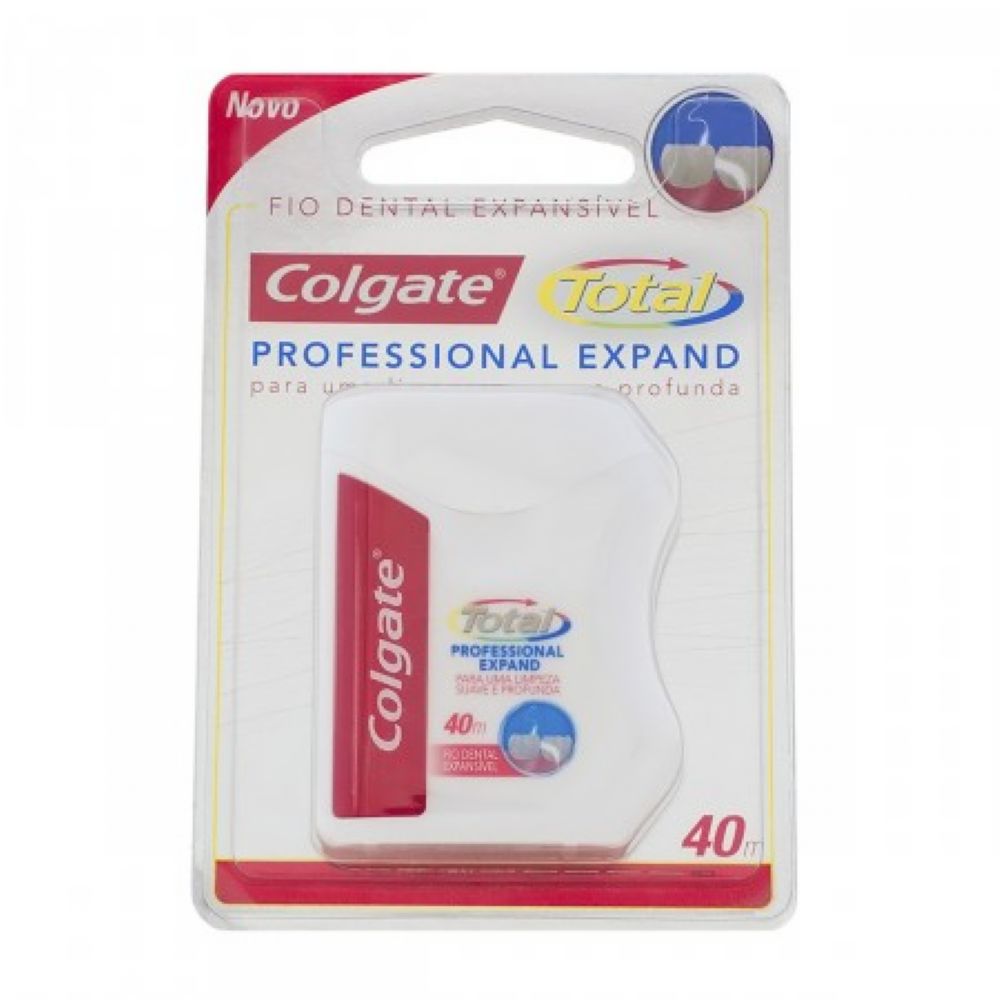 FIO DENTAL TOTAL PROFESSIONAL EXPAND COLGATE 40M Drogão Super