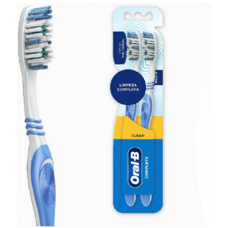 KIT ESCOVA DE DENTE ORAL-B COMPLETE MACIA LIMPEZA PROFUNDA LEVE 2 E PAGUE 1