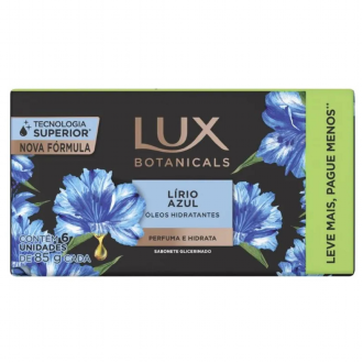 SABONETE LUX LIRIO AZUL 85G 6 UNIDADES
