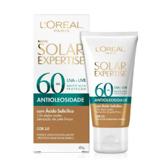 PROTETOR SOLAR LOREAL EXPERTISE MEDIA FPS60 40G