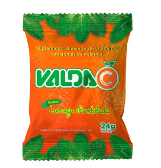 Suplemento Alimentar Valda C Sabor Laranja Mentolada 25g