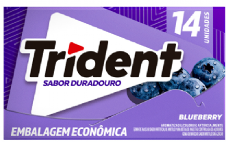 Goma de Mascar Trident Blueberry 25,2g