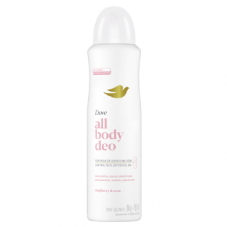 Desodorante Aerossol Raspberry & Rose Dove All Body Deo 150ml Spray