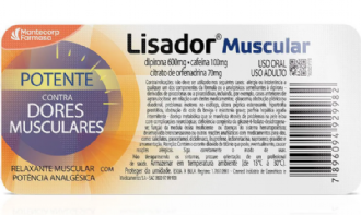 Lisador Muscular Dipirona 600mg + Cafe�na 100mg + Citrato de Orfenadrina 70mg 6 comprimidos