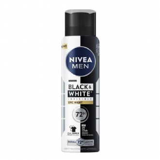 DESODORANTE NIVEA AEROSOL MEN INVISIBLE BLACK & WHITE 150ML