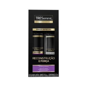 KIT SHAMPOO TRESEMM� 350ML + CONDICIONADOR 175ML RECONSTRU��O E FOR�A