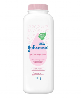 TALCO JOHNSONS BABY DERMO PROTETOR 100G