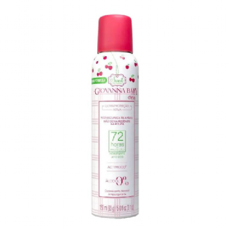 Desodorante Aerosol Cherry 72h Giovanna Baby 150ml