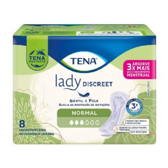 ABSORVENTE TENA PARA INCONTINNCIA URINRIA LADY NORMAL 8UN