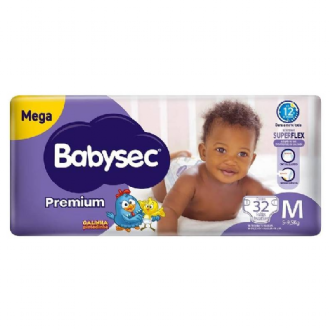 FRALDA BABYSEC PREMIUM MEGA M 32UN