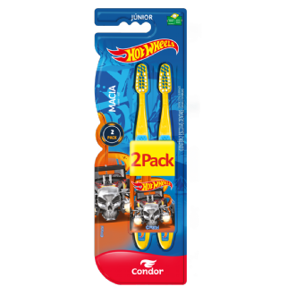ESCOVA DENTAL CONDOR MACIA JUNIOR HOT WHEES 2UN