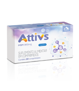 Attivs 30  Msm 900Mg Com 30 Comprimidos