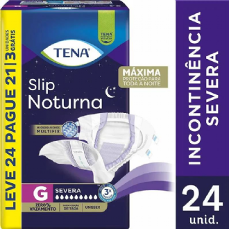 FRALDA GERITRICA TENA SLIP NOTURNA G 24UN