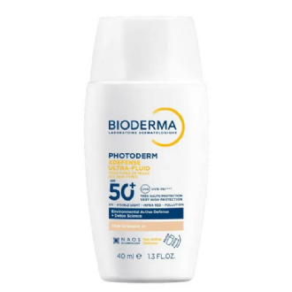 Protetor Solar Bioderma Photoderm XDefense Ultra-fluid Cor 01 FPS 50+ 40ml.