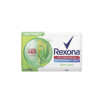 SABONETE REXONA ANTIBACTERIAL ERVA DOCE 84GR