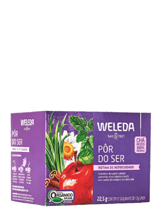 CH WELEDA POR DO SER ORGNICO COM 15 SAQUINHOS