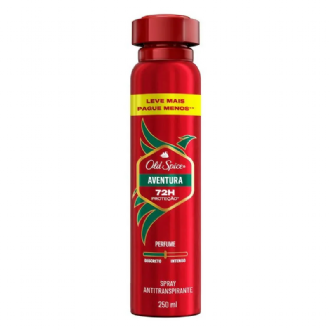 Desodorante Antitranspirante Spray Old Spice Aventura 250ml