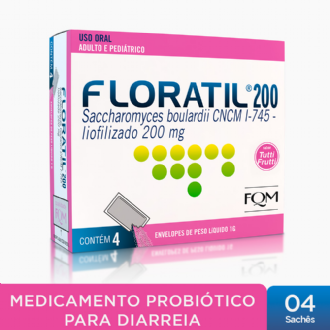 FLORATIL 200 MG 4 ENVELOPES EFERVESCENTES
