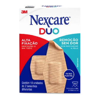 Curativo Nexcare Duo Joelho e Cotovelo 10 Unidades