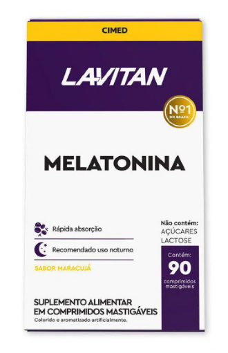 Suplemento Alimentar Lavitan Melatonina Maracuj� 90 Comprimidos