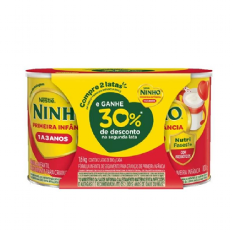 2UN FORMULA INFANTIL NINHO FASES 1+ 800G