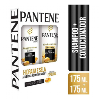 KIT SHAMPOO PANTENE 175ML + CONDICIONADOR 175ML  HIDRO-CAUTERIZA��O
