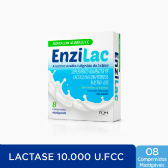 ENZILAC 10000 UI 8 COMPRIMIDOS MASTIGAVEIS