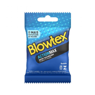 PRESERVATIVO BLOWTEX ACTION 3 UNIDADES