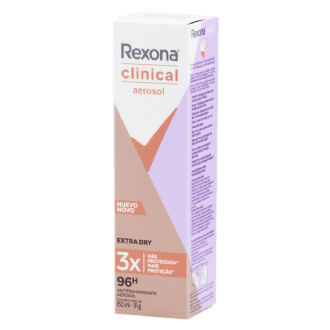 Desodorante Feminino Rexona Clinical Extra Dry Aerosol 150ml