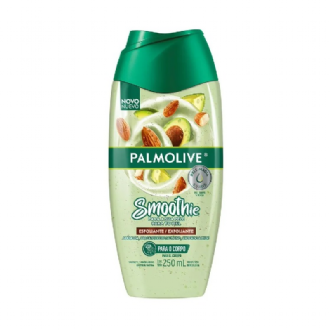 Sabonete L�quido Corporal Palmolive Smoothie Esfoliante Am�ndoa, Abacate e Leite 250ml