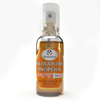 SPRAY PARA GARGANTA APISVIDA COM PROPOLIS EXTRA FORTE 30ML