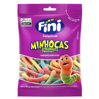 FINI BALA MINHOCAS CITRICA 90G