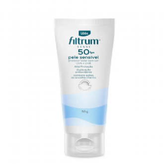 PROTETOR SOLAR FACIAL FILTRUM SENSI SEM COR FPS50 50GR