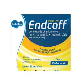ENDCOFF PASTILHA MEL LIM�O 12UN